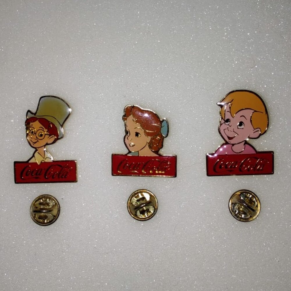 Vintage Darling Children Coca-Cola Pins